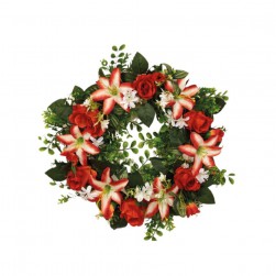 Στεφάνι Λίλιουμ-Τριαντάφυλλο