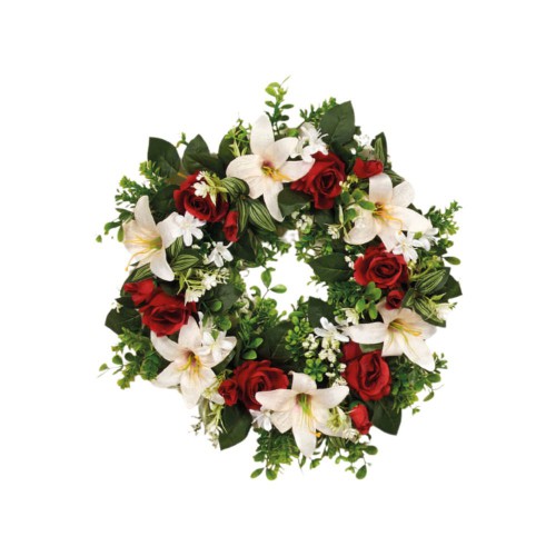 Στεφάνι Λίλιουμ-Τριαντάφυλλο