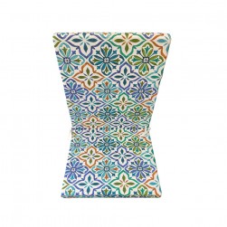 Μαξιλάρι Φερ Φορζέ Με Πλάτη Λονέτα Εμπριμέ σχ.Ρόμβος 2