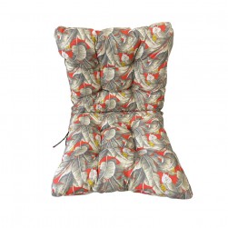 Μαξιλάρι Για Bamboo Με Πλάτη Λονέτα Γκρι-Κεραμιδί