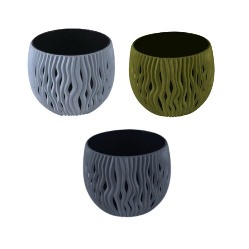 Γλάστρα Dora Σε 3χρώμ. Νο2