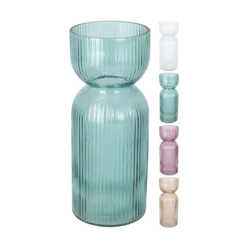 Γυάλινο Ανθοδοχείο Μεγάλου Μεγέθους