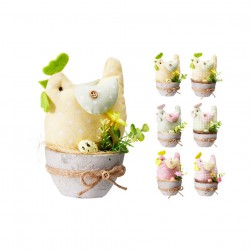 Κοτοπουλάκι Σε Γλάστρα