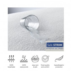 Μαξιλαροθήκη Αδιάβροχη 50Χ70εκ.2τμχ