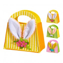 Τσαντάκι Υφασμάτινο Με Αυτιά Λαγού 16εκ.