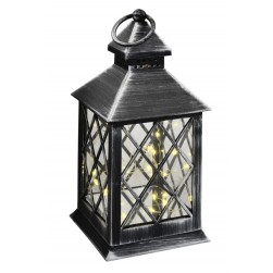 Φανάρι μπαταρίας ασημί με σύρμα