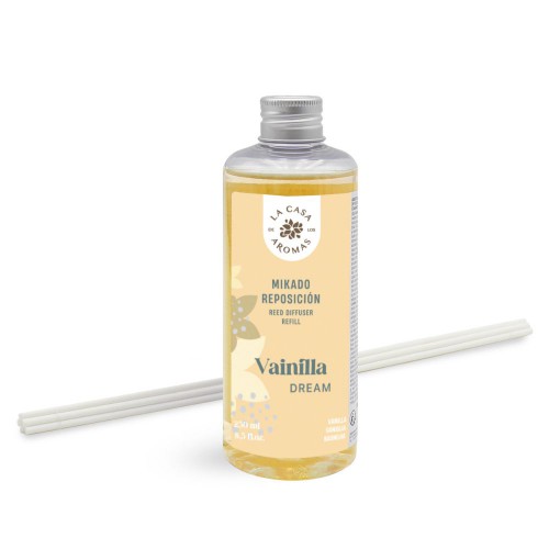 Αρωματικά Χώρου Με sticks Βανίλια 250ml refill