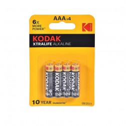 Μπαταρίες Kodak AAA 4τμχ Alkaline Extralife