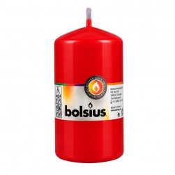 Κερί Κορμός Bolsius Κόκκινο 130/68mm