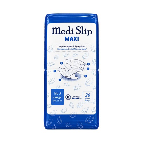 Πάνα Medislip Maxi Large Νο3 26τμχ.