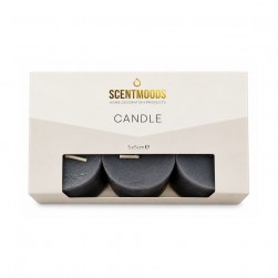 Κεριά ScentMoods Rustic  Black 5x5cm (6pcs)