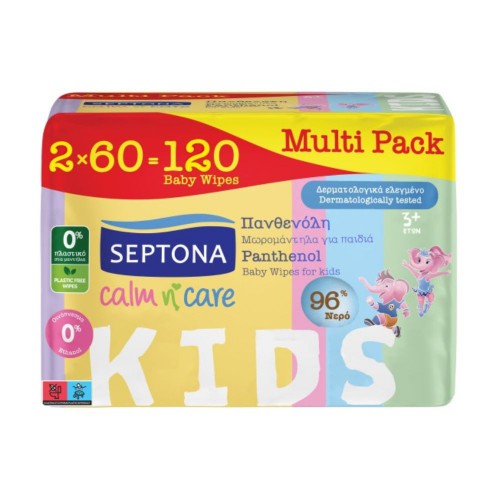 Μωρομάντηλα Calm&Care 2X60τμχ
