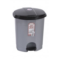 Πεντάλ πλαστικό γκρι-μαύρο χωρητικότητας 5lt