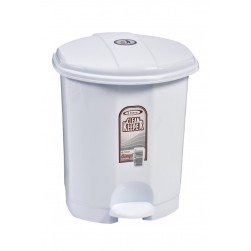 Πεντάλ πλαστικό λευκό χωρητικότητας 5lt