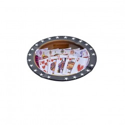 Τασάκι Μεταλλικό Poker 14cm