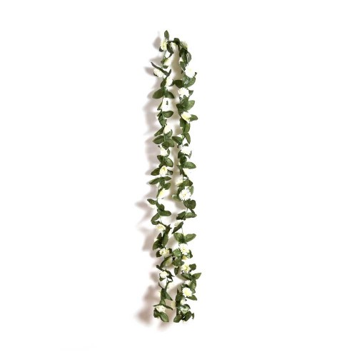 Γιρλάντα Λευκό Λουλούδι 2,3m
