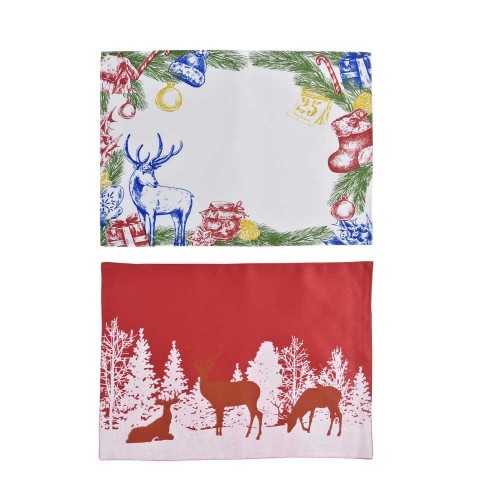 Υφασμάτινο Σουπλά Xmas Διάφορα Σχέδια 30X45cm