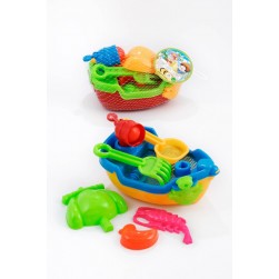 Βαρκούλα με παιχνίδια παραλίας