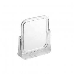 Καθρέφτης Πλαστικός Τετράγωνος Με Βάση 13Χ11,5cm