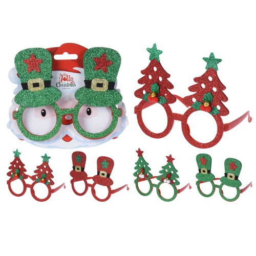 Χριστουγεννιάτικα Γυαλιά 4 Σχέδια