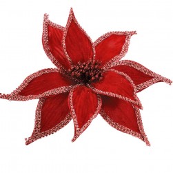 Λουλούδι Με Κόκκινες Πέτρες 23cm