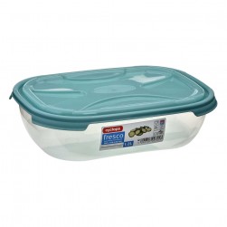 Φαγητοδοχείο πλαστικό 22Χ16Χ6cm 1,2lt 2