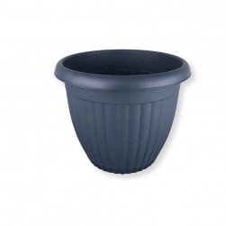 Γλάστρα Πλαστική Ανθρακί