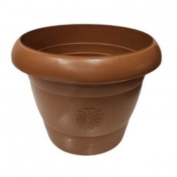 Γλάστρα Πλαστική Καφέ Νο3
