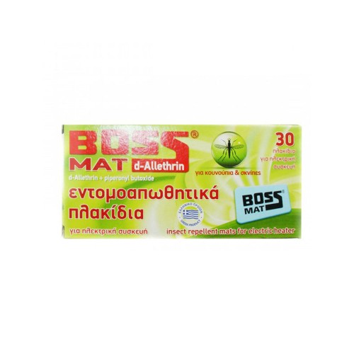 Εντομοαπωθητικά Πλακίδια Boss 30τμχ