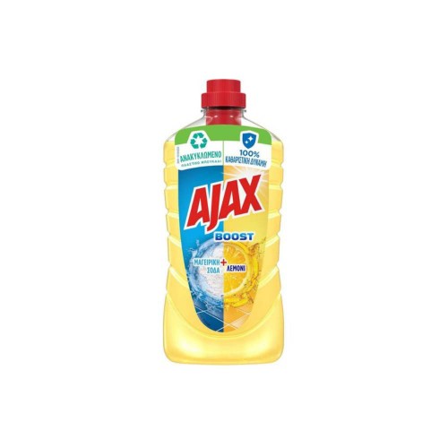 Ajax Δαπέδου Boost Λεμόνι 1Lt