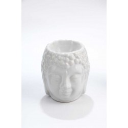 Αρωματιστής Κεραμικός Βούδας Άσπρος 9Χ7cm