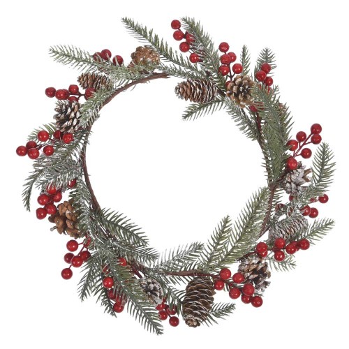 Χριστ/κο Στεφάνι Χιονισμένο Με Berries Και...