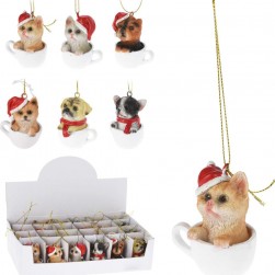 Χριστουγεννιάτικο Κρεμαστό Σκύλος Και Γάτα