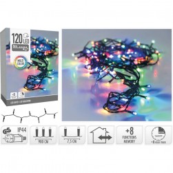 Λαμπάκια Χρωματιστά 120Led Εσωτ-Εξωτερ.Χώρου