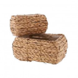 Καλάθια Straw Σετ 2τμχ 28X19X13cm