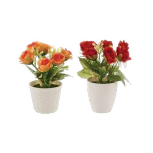 Γλαστράκι Με Λουλούδι 4χρώμ.